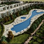 swimming pools and units in Blumar El Sokhna